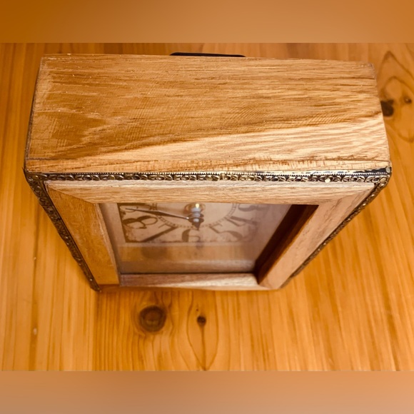 Decorative Wood Ethnic Clock Bombay India - Picture 2 of 8